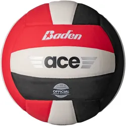Baden ACE Volleyball weiß/rot/schwarz 5