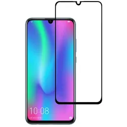 Screenguard Honor 10 Lite Full Screen Panzerglas Schutzfolie 2.5D 9H (Honor 10 Lite), Smartphone Schutzfolie, Schwarz