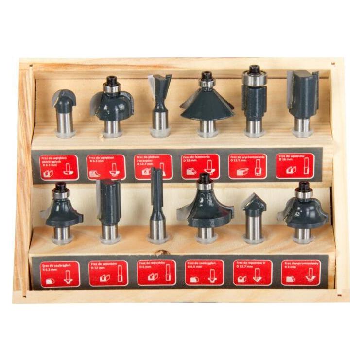 Proline 93122 Carpentry cutter set 12 pieces (TF1200, TF1500K) (93122)