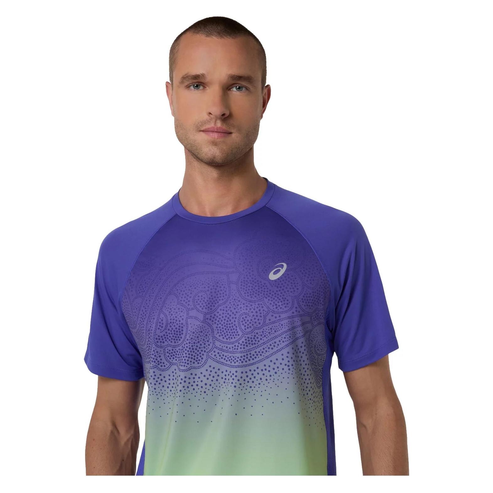 ASICS Road Fade Ss Top Men (L, M) (2011D512/401)