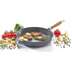 Krüger Rustika, Pfanne + Kochtopf, Schwarz