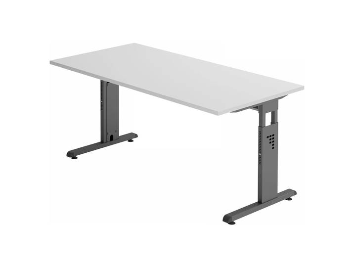 MEGA 16 G Schreibtisch 160 x 80 höhenverstellbar Grau/Graphit