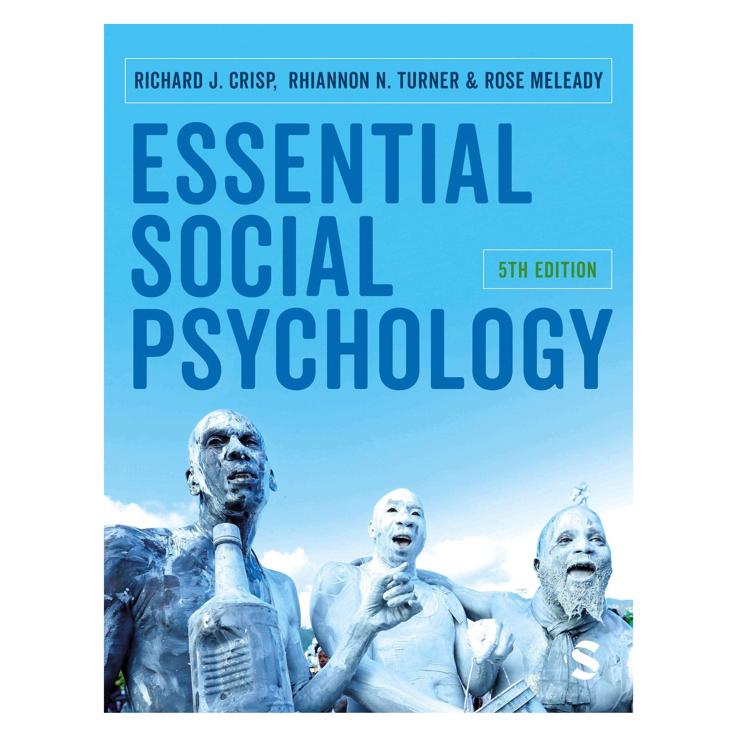 Sage Publications Essential Social Psychology (Englisch, Rhiannon Turner, Richard J. Crisp, Rose Meleady) (44346856)