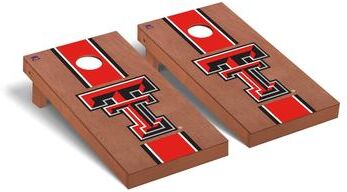 Skip's Garage Texas Tech Red Raiders Rosewood Cornhole Board Set