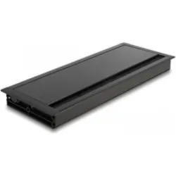 Delock, Kabelschutz + Kabelführung, Kabeldurchführung für Tischeinbau (Kabeldurchlass, 30 cm)