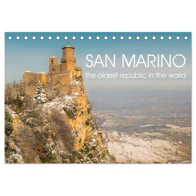 San Marino The oldest Republic in the world (Desk Calendar 2026 DIN A5 landscape), CALVENDO 12 Month DeskCalendar