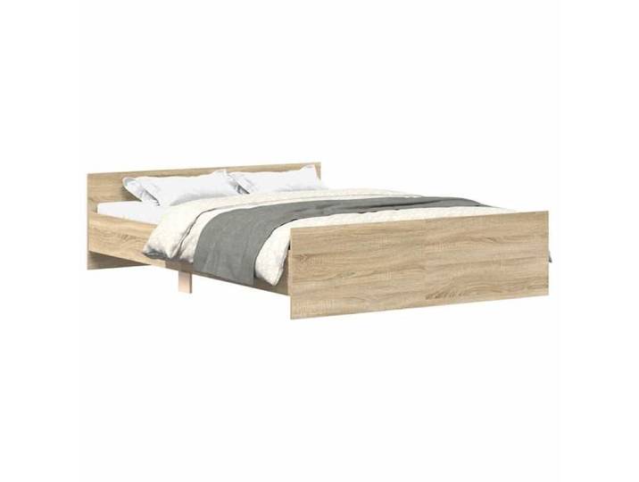 Luxe&Mode Structure de lit sans matelas chêne sonoma 140x190 cm 2 ans garantie LV7163