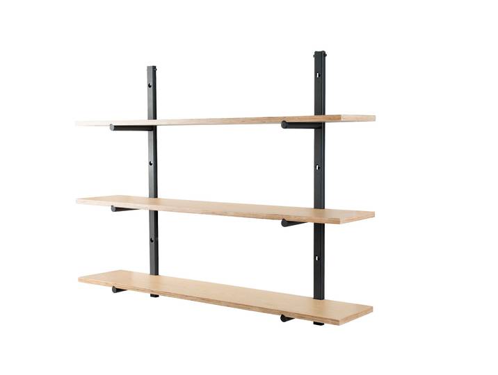Zuiver Bundy Wandregal Holzwerkstoff/Eisen 115x90 cm