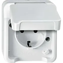 Merten SCHUKO-Steckdose lichtgrau MEG2300-8029