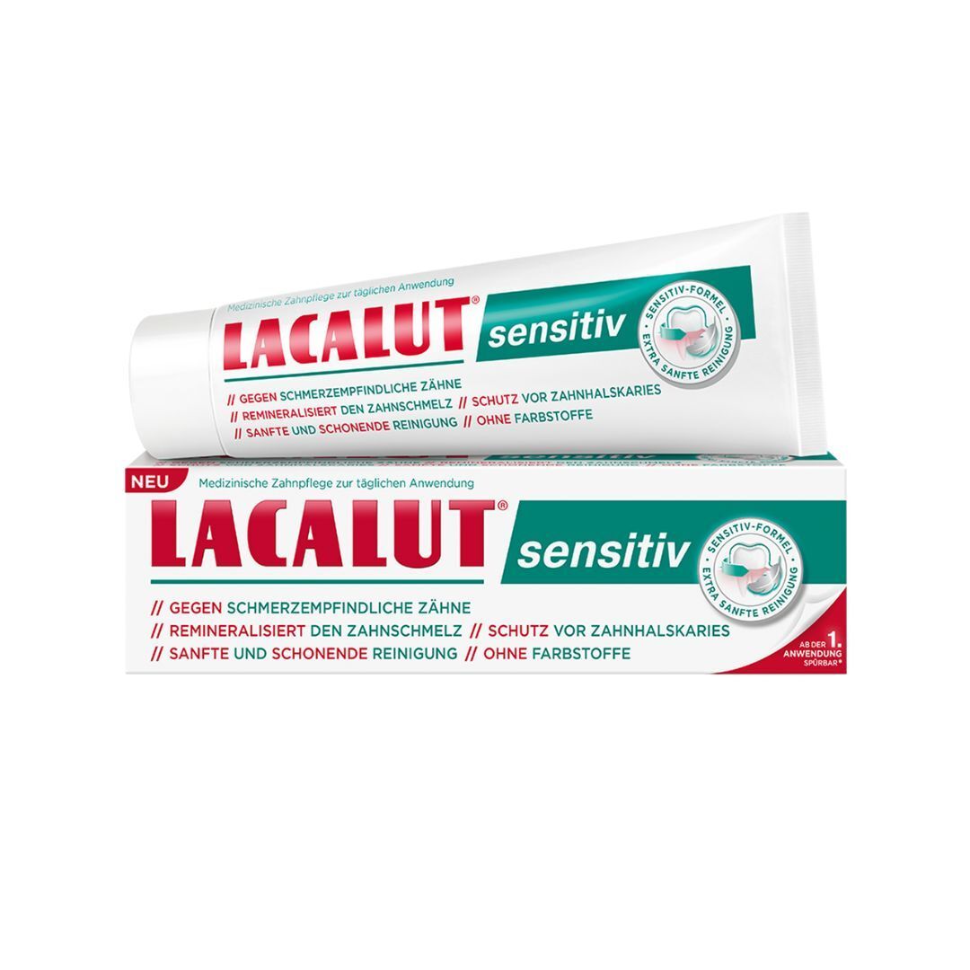 Lacalut sensitiv Zahncreme 75 ml