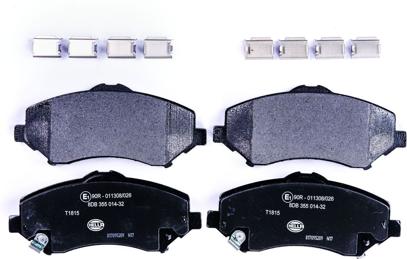 HELLA 8DB 355 014-321 Brake pad set