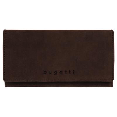 Geldbörse BUGATTI "BUGATTI Damen LUCA echt Leder", Damen, braun, Leder, unifarben, Kleinlederwaren, echt Leder