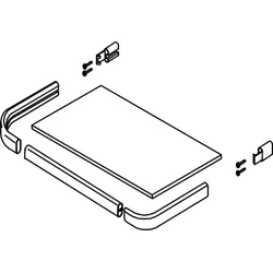 HSK Ersatzteile Ablage, Alu Silber-matt, E30171-01 E30171-01