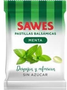Sawes caramelos sin azúcar menta 50g