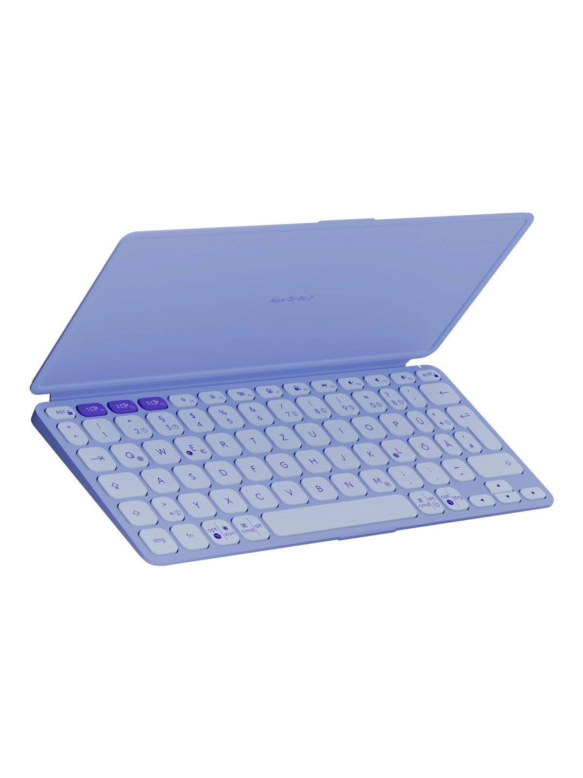 Logitech Keys-To-Go 2 - Tastatur - Deutsch - Lila