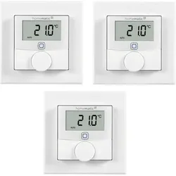 Homematic IP Set Wandthermostate 3x BWTH, Thermostat, Weiss
