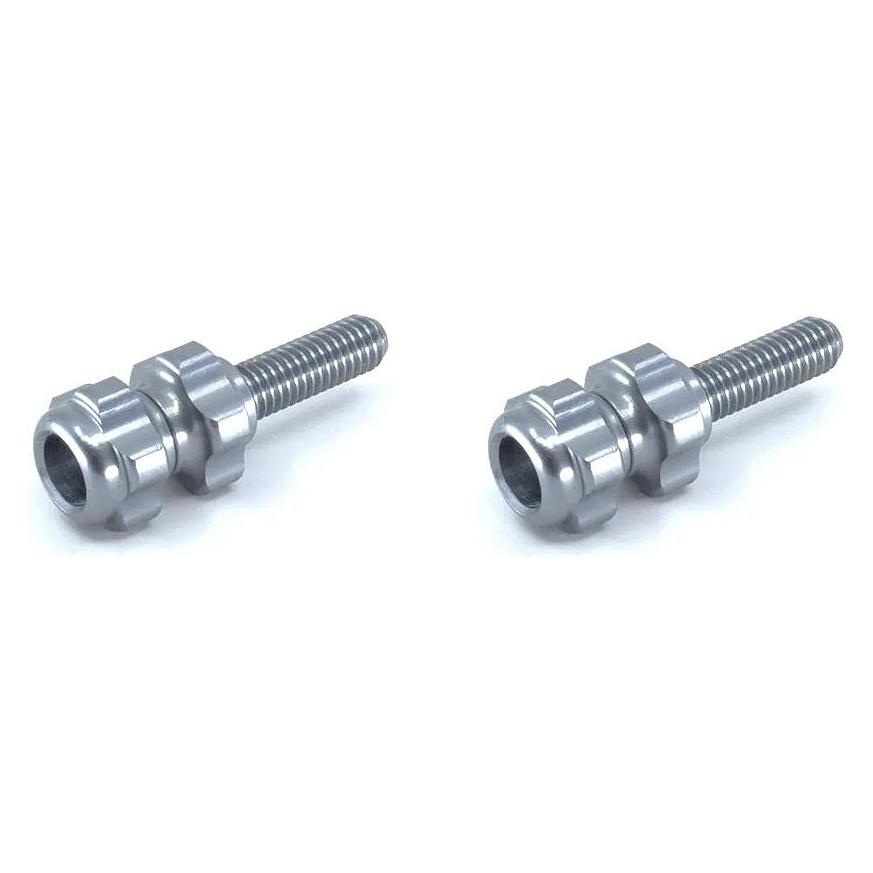 Paul Component Engineering Paul Component Groovy Barrel Adjusters Zugeinsteller, Paar, pewter (40232181)