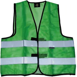 Korntex Unisex Mesh Vest Thessaloniki Warnschutz-Weste KXQ green S/M
