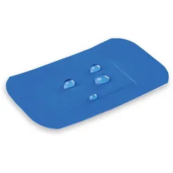 Detectaplast Blaues detektierbares wasserabweisendes Pflaster 50x72mm - 50St
