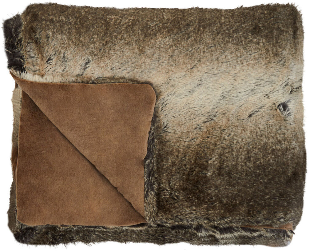 Canora Grey Adallard Throw Brown 150cm W