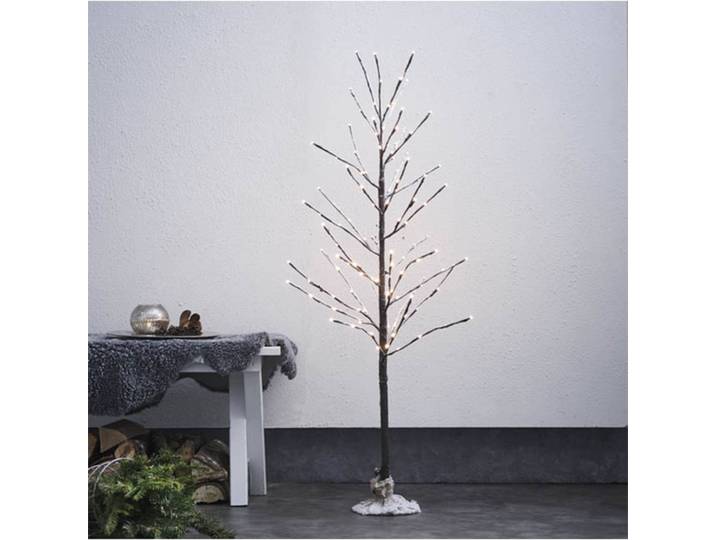 STAR TRADING LED-Dekobaum Tobby Tree IP44 braun Höhe 120cm, braun / rost, Kunststoff