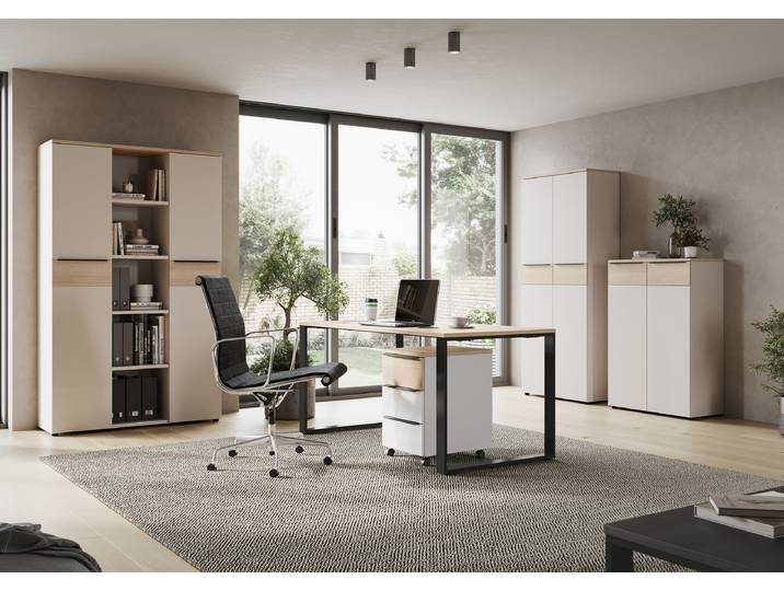 home24 Archiefkast Oviedo 120cm grijs