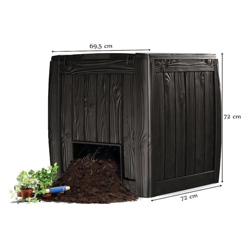 Keter KOMPOSTOWNIK 340L BRĄZ (340 l) (CEN-72976)