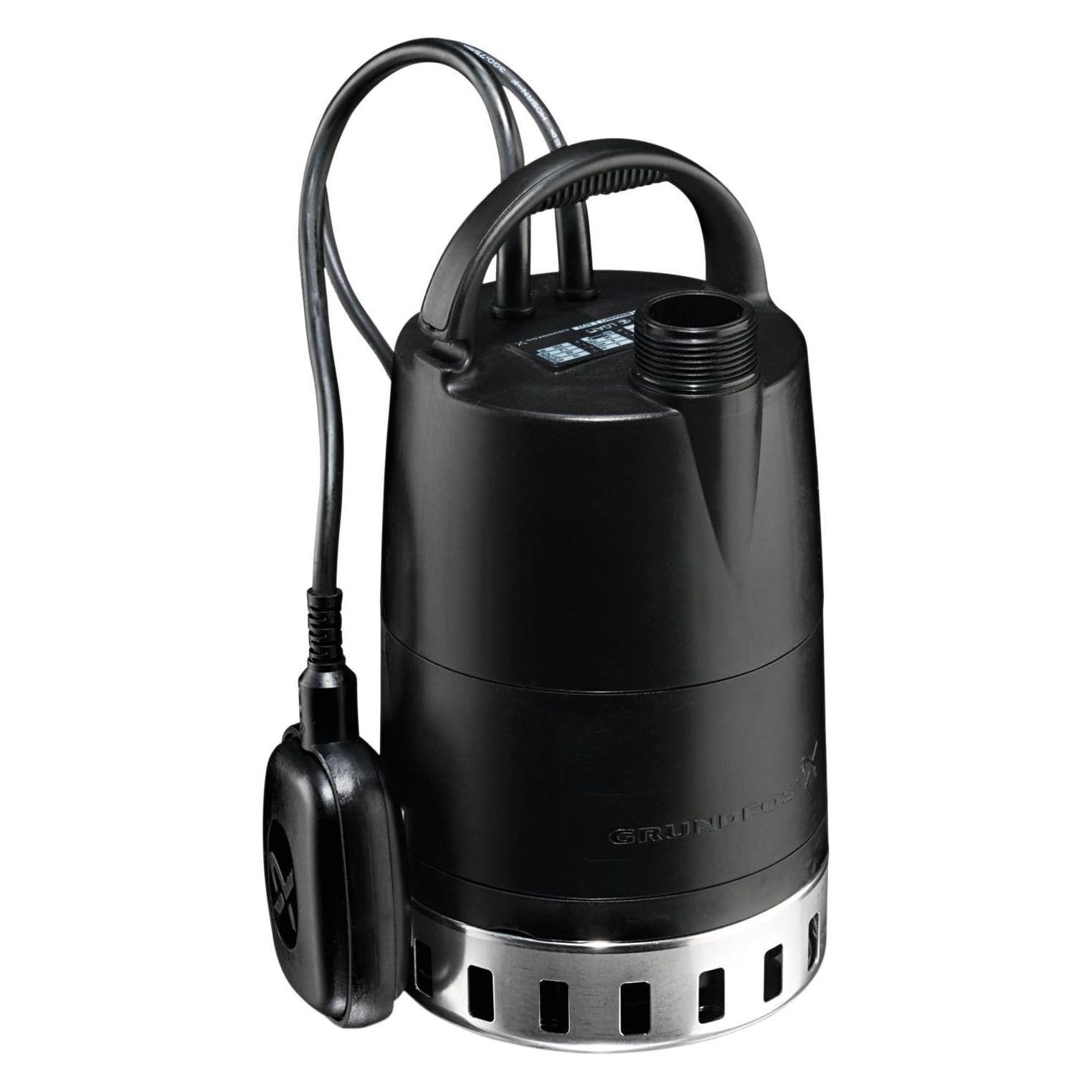 Grundfos Tauchpumpe Unilift CC 7 A1 (Gartenpumpe, Hauswasserpumpe, Kellerpumpe, Klarwasserpumpe, Regenfasspumpe, Schmutzwasserpumpe) (5700830761380)