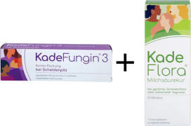 DR. KADE Pharmazeutische Fabrik GmbH KADEFUNGIN 3 Kombipackung + KADEFLORA Milchsäurekur 17,5 g