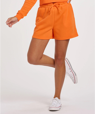 Boxercraft BW6502 Women's Womens Fleece Short in Mandarin size Large   Cotton/Fleece Blend