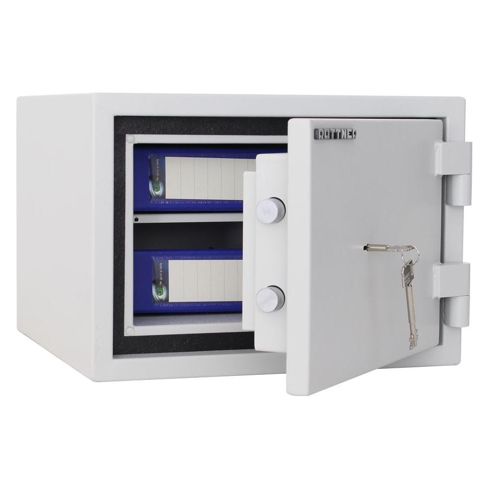 Rottner feuersicherer Dokumententresor S2 Fire Safe 30 Doppelbartschloss (18 l) (T06015)
