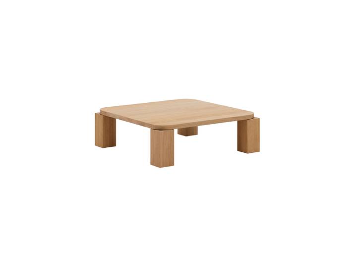 Designer Massivholz Couchtisch „Atlas“ Eiche Natural geölt NEW WORKS