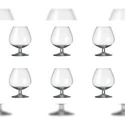 Royal Leerdam 6 x Cognacschwenker, Cognacglas, Glas, transparent, 25cl