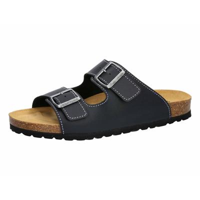 Pantolette LICO "Pantolette Natural Elefo", Herren, Gr. 42, schwarz, Synthetik, Schuhe Pantolette