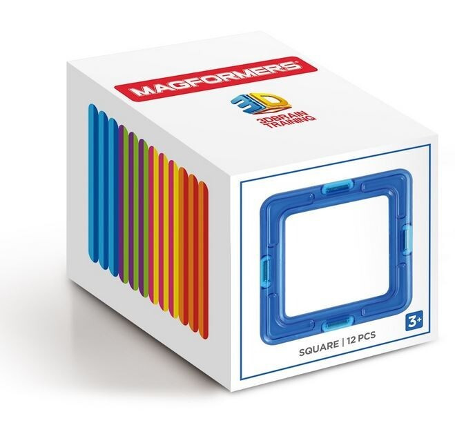 Magformers losse set met 12 vierkanten