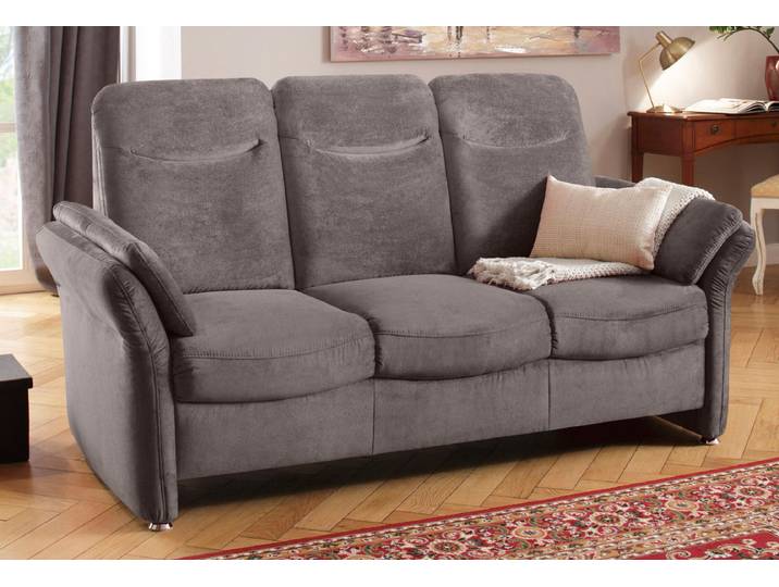 3-Sitzer HOME AFFAIRE Tahoma , braun (savannah), B:199cm H:103cm T:89cm, Sofas, 3-Sitzer, mit Armteilverstellung, Federkern