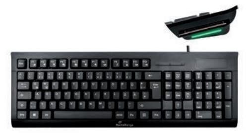 MediaRange MROS114 toetsenbord met chipkaartlezer