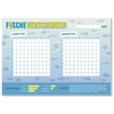 Spiele-Block Fische Verschenken A5