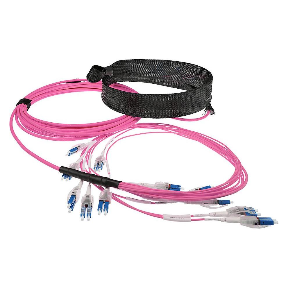 ACT 30 meter Multimode 50/125 OM4 Preterm fiber cable 24F LC Polarity Twist (30 m) (DC5506)