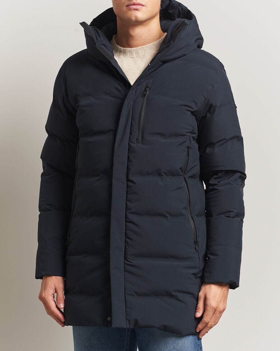 Scandinavian Edition Radian II Hooded Parka Midnight Blue men S Blå