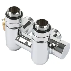 Terma Thermostat-Verbundeckventil 50mm mit Anschlussmöglichkeit für Heizpatronen CYLINDER; rechts; G TGZTCR021