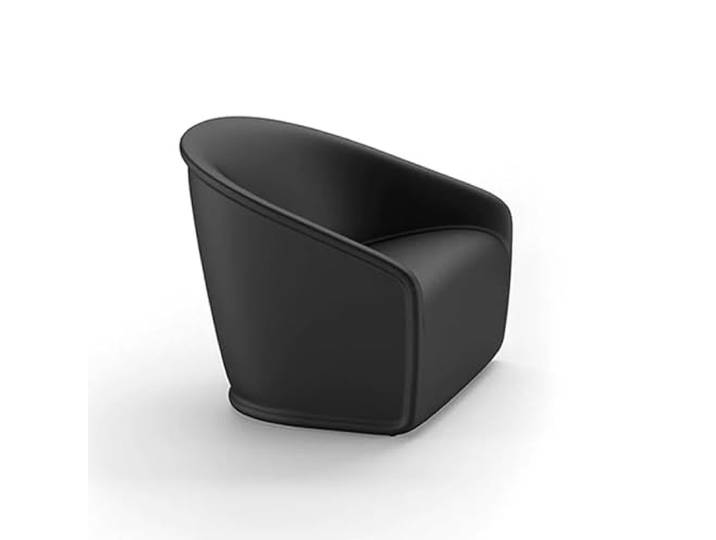 Moderner Designer-Sessel für den Außenbereich, Garten, Bar, Restaurant, September – Schwarz