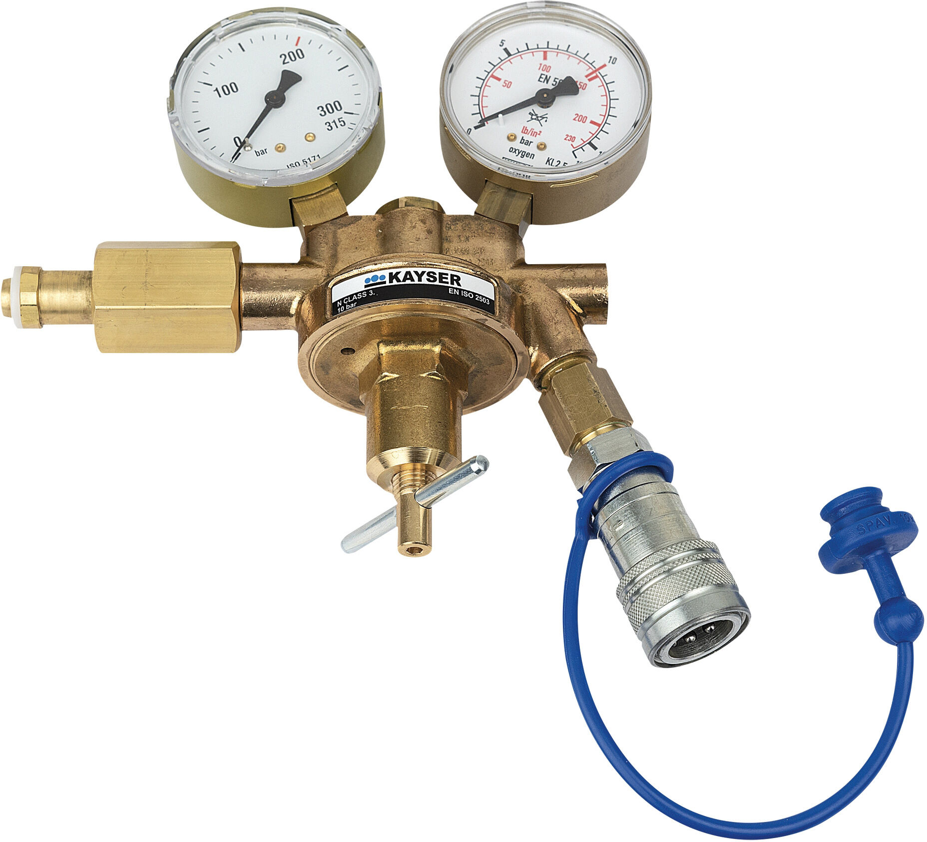 Showtec Co₂-Q-Lock-Regler 1 X Weiblicher Q-Lock