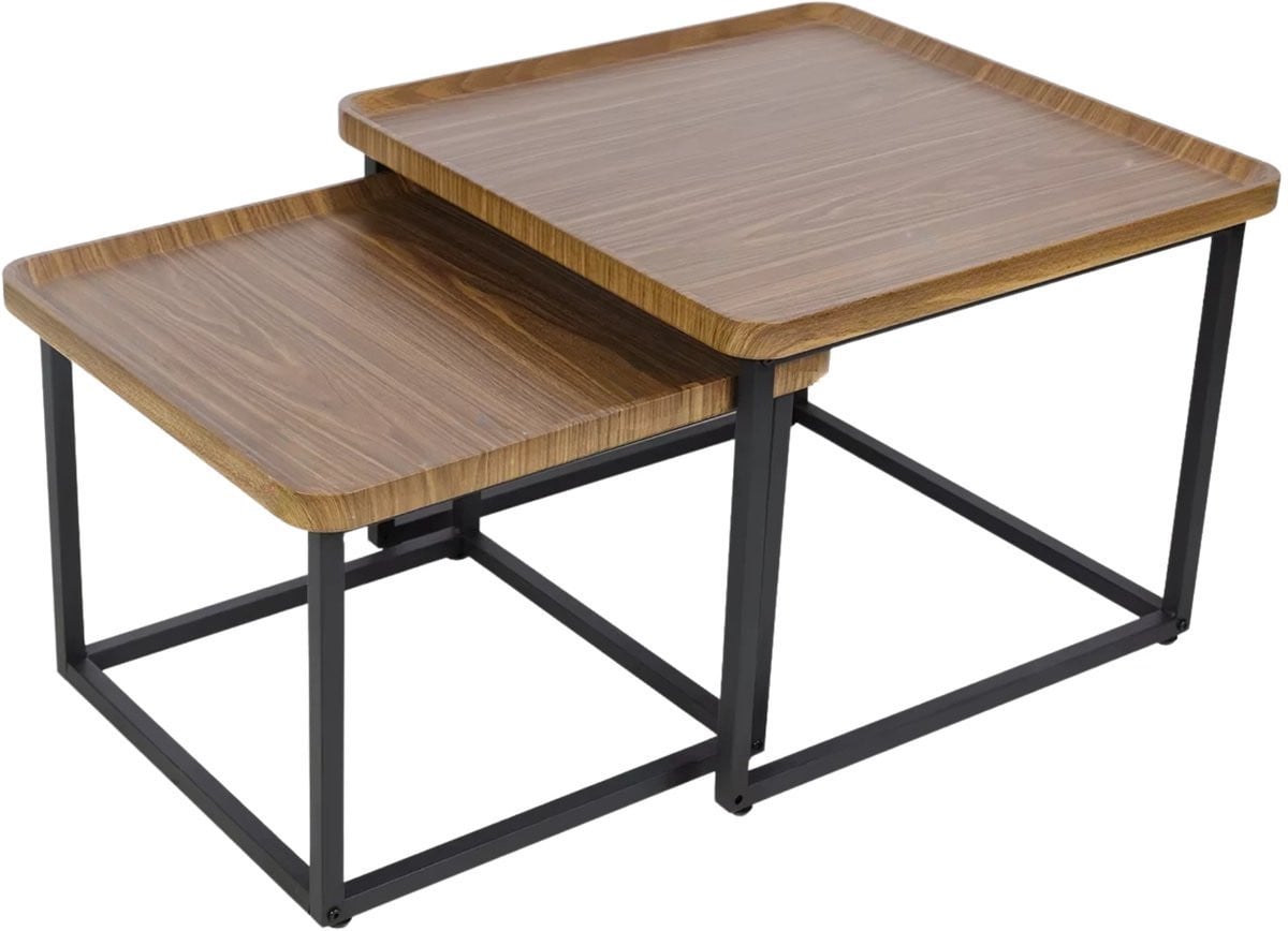Happiq Salontafel Opulence - 2-delig - Vierkant