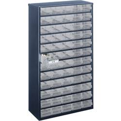RAACO Kleinteilemagazin B306xT150xH552mm galvanisiertes Stahlbl.60 Schubl.PP 137386