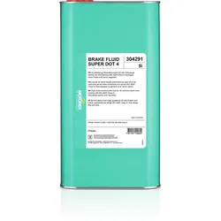 Bremsflüssigkeit BRAKE FLUID DOT 4, MOTOREX, Kanister, Größe: 5 l, VE: 1 Stk.
