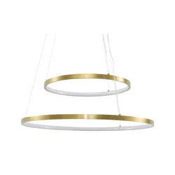 KHG LED-Pendelleuchte   ¦ gold ¦ Maße (cm): H: 150  Ø: 60.0