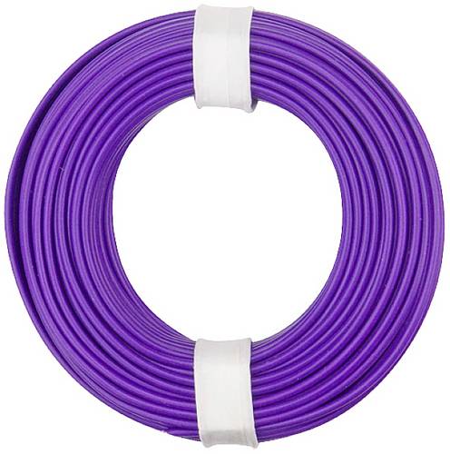Donau Elektronik 150-016 Litze 1 x 0.50mm² Violett 10m