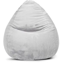 Sitting Point Sitzsack Beanbag Softy XXL Stoff Grau