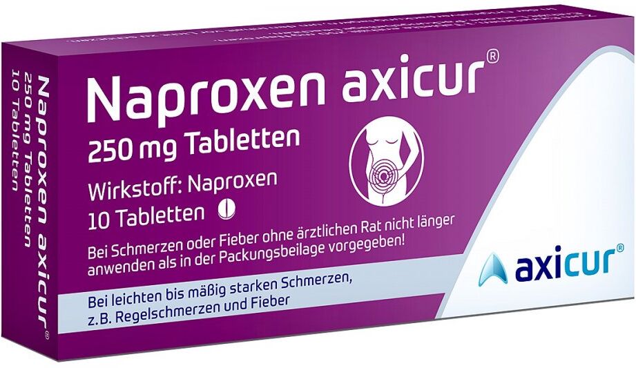 Naproxen axicur 250 mg Tabletten